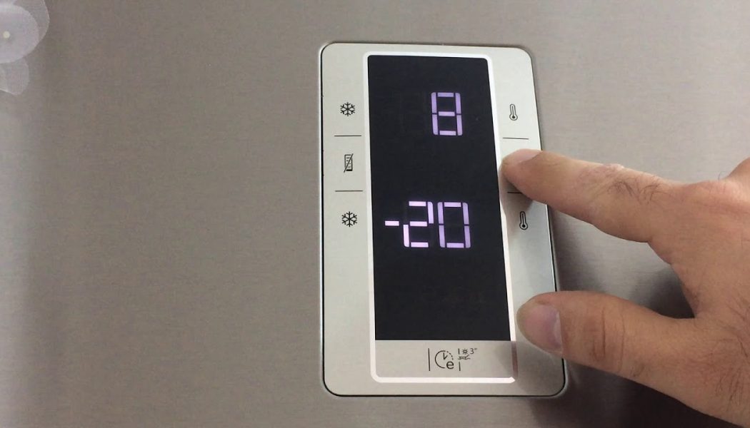 Arçelik Buzdolabı Dijital Ekran Ayarlama Modları refrigerator digital display usage