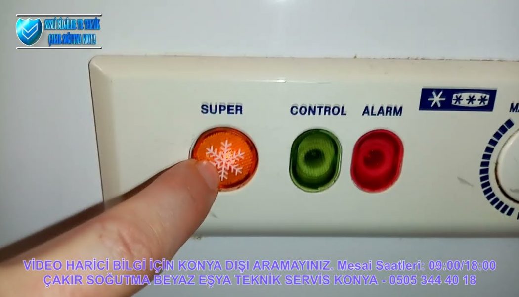 Derin Dondurucu / Buzdolabı Alarm Işığı Neden Yanar – Arıza – ÇOK Dolu ?- Sesli Bilgiler TR – Teknik