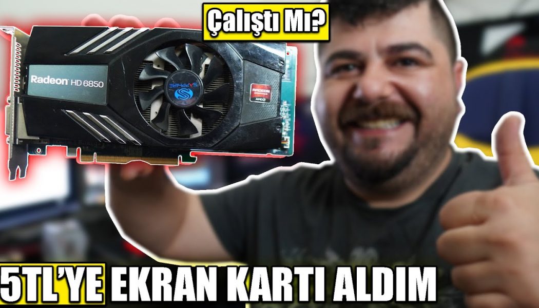 5 TL’YE HURDA EKRAN KARTI ALDIM – Tamir Edip 60 FPS GTA5 Oynadım