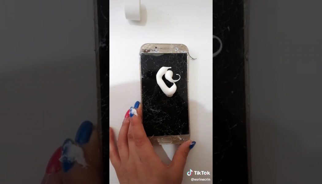 Ekran kırık telefon tamiri (çok kolay ve pratik)