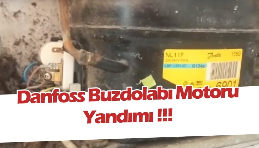 Danfoss Buzdolabi Motoru NL11F Arizasi! Motor Yandı Sanmayın! Motor Nasıl Tamir Edilir?