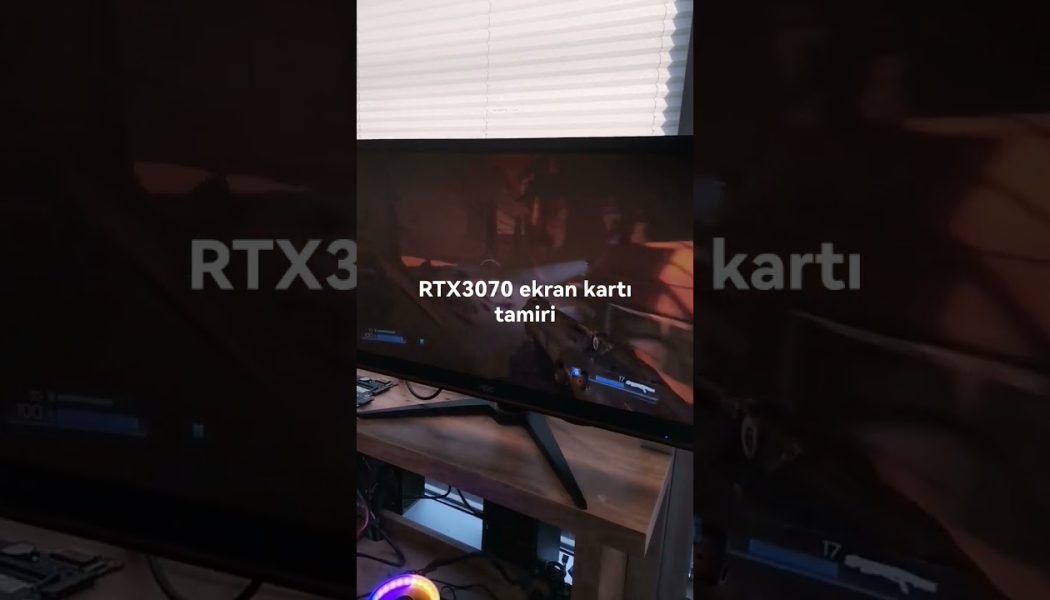 RTX3070 ekran kartı tamiri