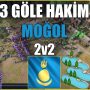 MOĞOL 3 Göle Hakim Başa Bela- 2v2 Orman Göletleri | Age of Empires IV Takımlı