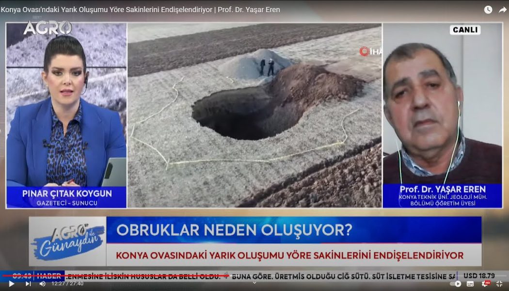 “Yeraltı Suyunun Yüzde 75’i Tarımda Kullanılıyor“ |  Prof. Dr. Yaşar Eren